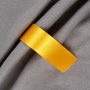 Лента сатиновая Satin 35 М, желтая