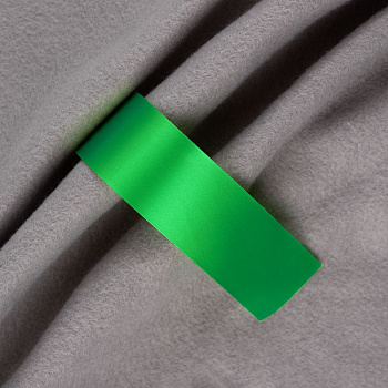 Лента сатиновая Satin 35 М, зеленая